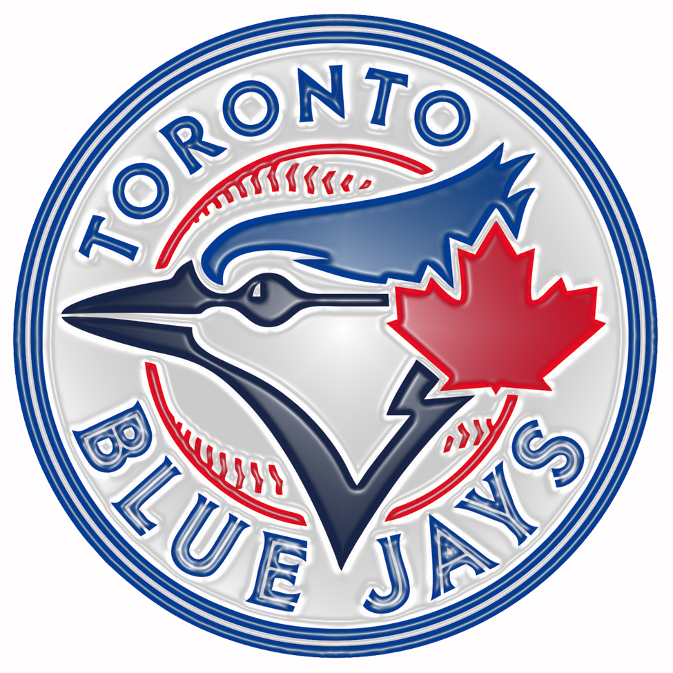 Toronto Blue Jays Plastic Effect Logo vinyl decal